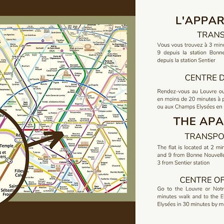 Appartement8P/Full Equipped/Bonne Nouvelle/Bourse 파리 외부 사진